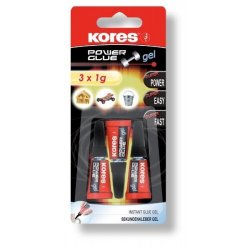 Lepidlo vteřinové Power Glue Gel 3x1g
