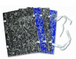 Desky na spisy A4 HIT mramor černý