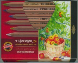 Pastelky Triocolor 3154 24 ks natur