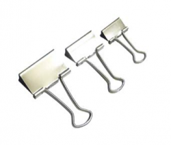 Klip Binder chrom 19mm 1ks, cena za ks