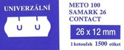 Etikety Univerzální 26x12 mm