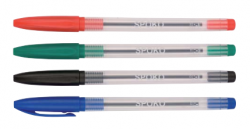 Kuličkové pero Spoko 0115 červené