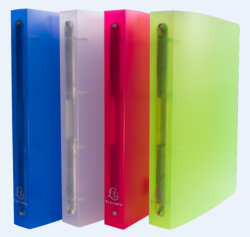 Pořadač 4kr.A4/4cm Exacompta čirá