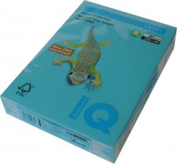 Barevný papír IQ A4 AB48 azurová