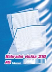 Vložka do karis bloku A6 linka