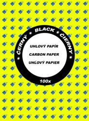 Uhlový papír černý