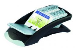 Rotační vizitkář linear Durable 2413 černá