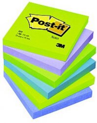 Bloček samolepicí 76x76 mm 3M máta