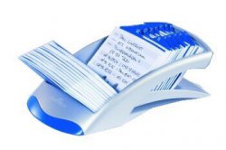 Rotační kartototéka Durable linear 2412 stříbrná