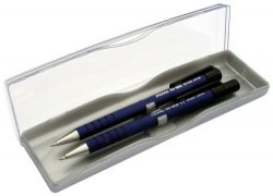 Pero kuličkové + Mikrotužka 0,7mm RB-085, modrá sada