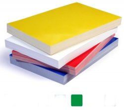 Zadní desky pro vazbu Chromolux zelený