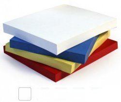 Zadní desky pro vazbu Delta bílá