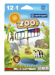Popisovač Centropen 7550/12 + 1 ZOO