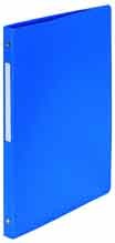 Kroužkový pořadač A4 se štítkem, 4 KR/2cm, modrý