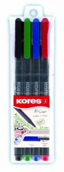 Popisovač Kores K-Liner zelený