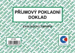 Příjmový pokladní doklad A6 Baloušek ET020 nepropisující