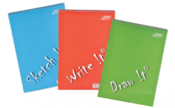 Blok A4 čtvereček 40l horní spirála BOBO