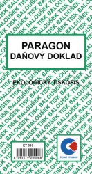 Paragon daňový doklad Baloušek ET010 nepropisující