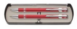 Pero kuličkové LIMET sada červená