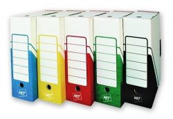 Archivní krabice na obsah pořadače s potiskem