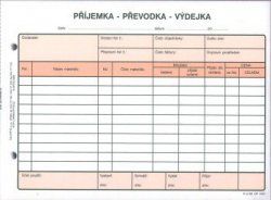 Příjemka převodka výdejka A5 NCR Optys 1087