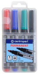 Značkovač Centropen 8566 4 ks sada
