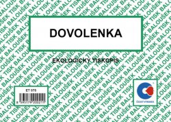 Dovolenka A6 Baloušek ET075